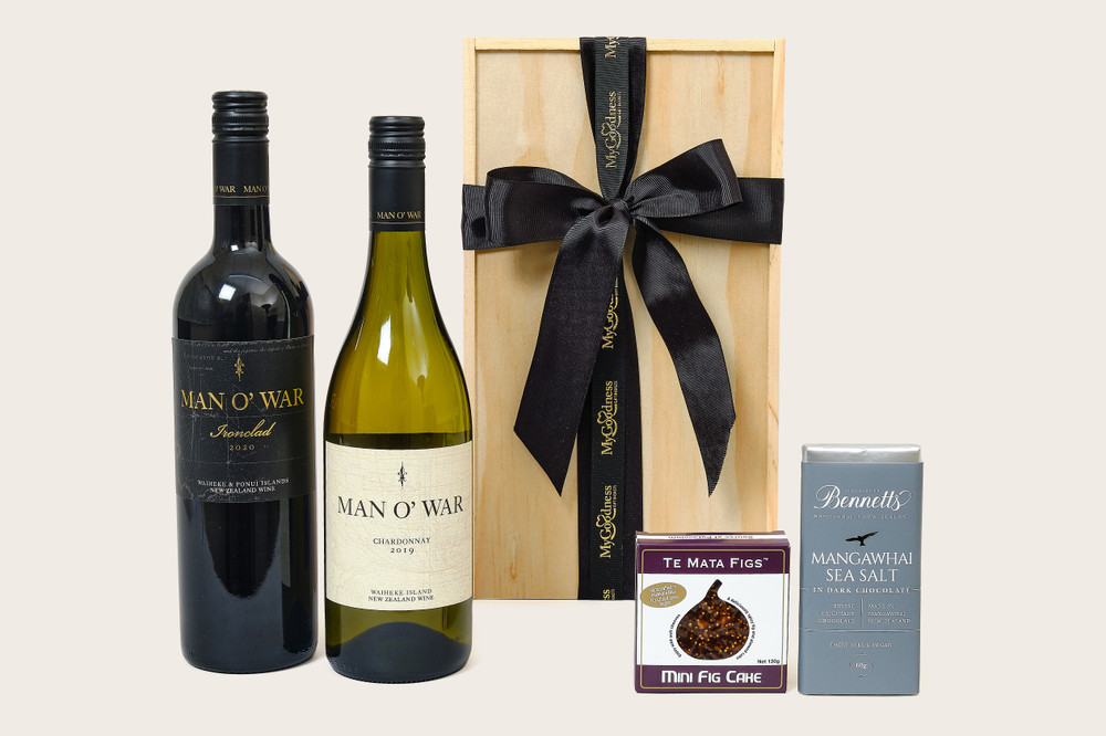 California Chardonnay Wine Box - Santa Barbara Gift Baskets